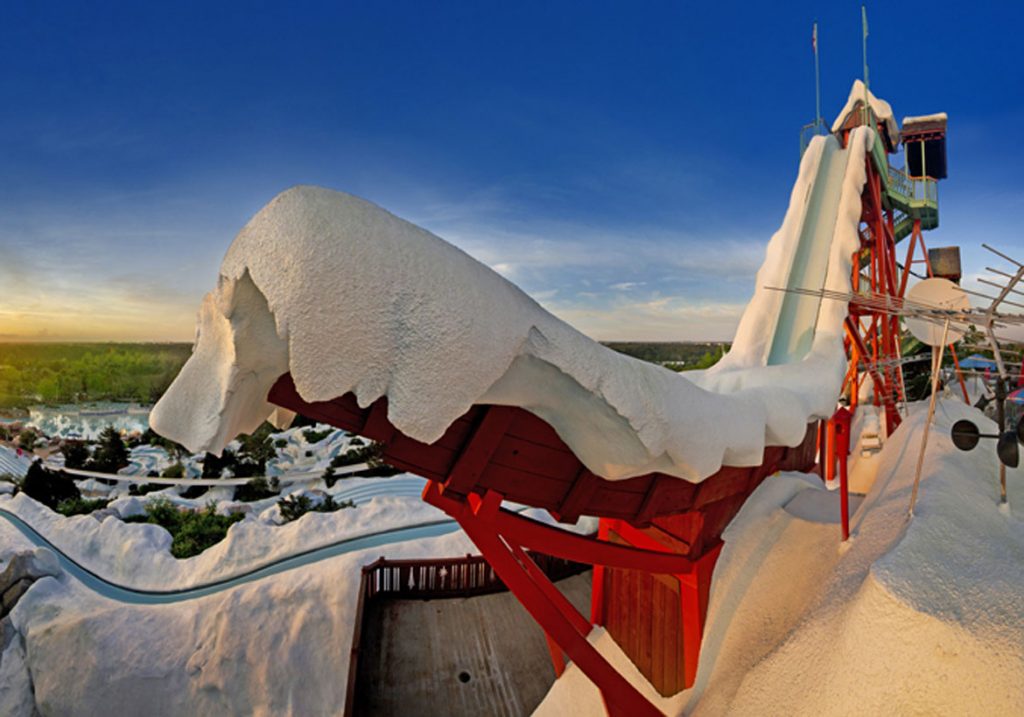 Disneys Blizzard Beach Water Park Crédito Referente ao trabalho