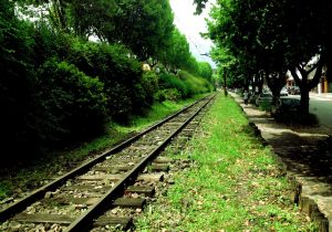 Trilho de trem em Campos do Jordão