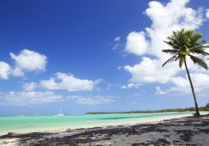 Praia deserta, Punta Cana