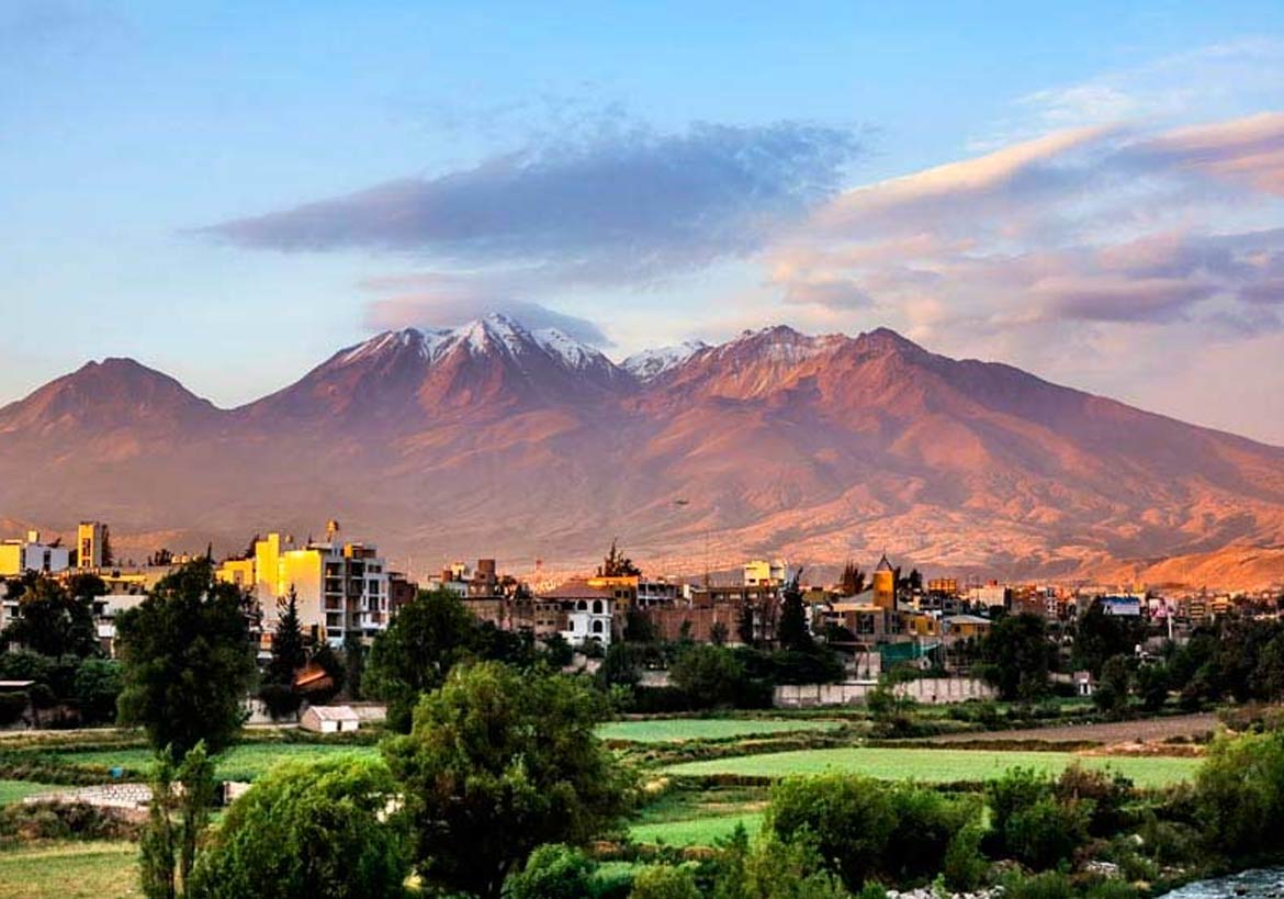 Volcano Chachani, em Arequipa
