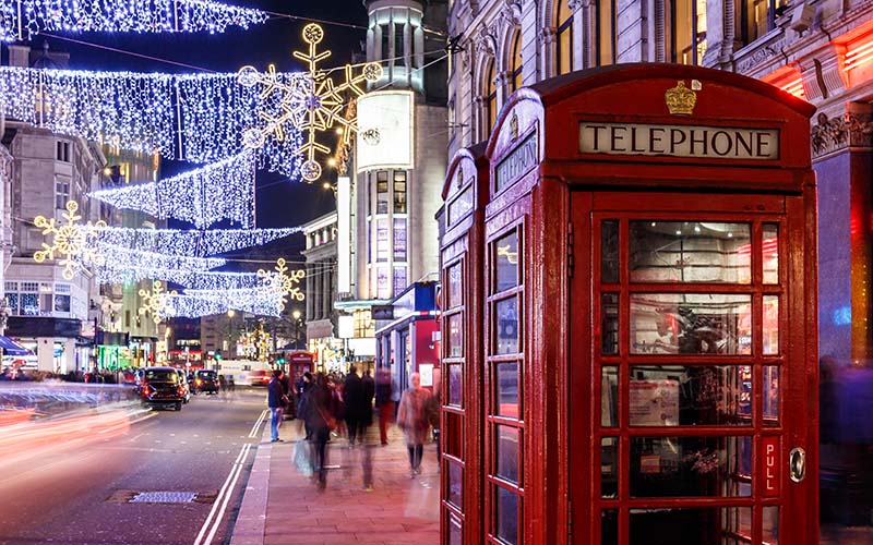 Londres no Natal