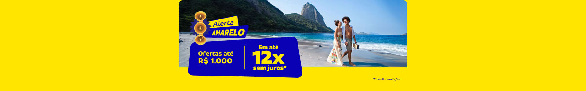 Viagens baratas: promoções de pacotes por até R$ 1.000