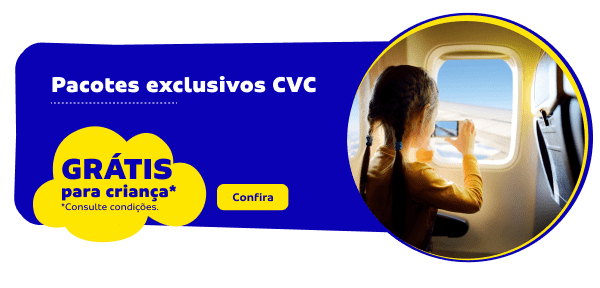 Pacotes exclusivos CVC