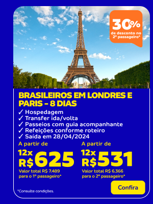 Brasileiros em Londres e Paris