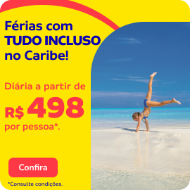 Férias com TUDO INCLUSO no Caribe