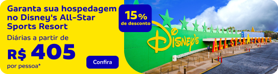 Garanta sua hospedagem no Disney's All-Star Sports Resort