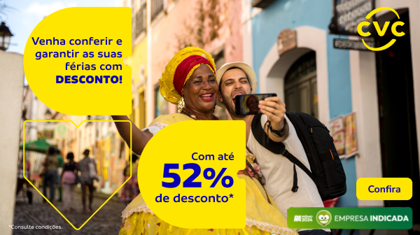  Vem conferir e garantir as suas Férias com DESCONTO! 