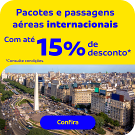 Pacotes e passagens aéreas internacionais