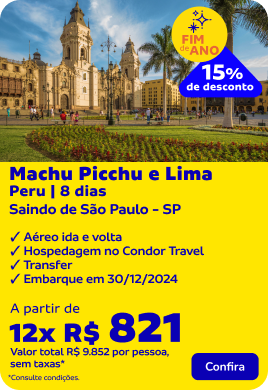 Machu Picchu e Lima - Peru | 8 dias