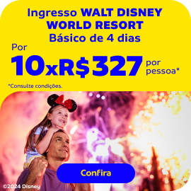 Ingresso Disney Básico de 4 dias