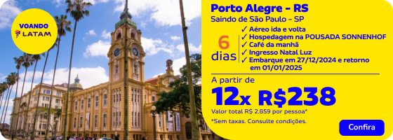 Porto Alegre - RS | 6 dias