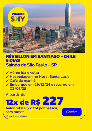 Réveillon em Santiago - Chile  | 6 dias