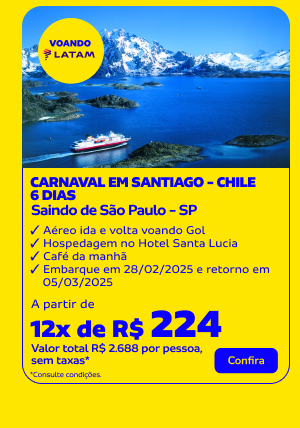 Carnaval em Santiago - Chile | 6 dias