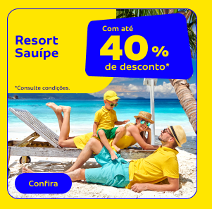 Resort Sauipe com 40% OFF