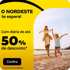 Hotel com até 50% de desconto