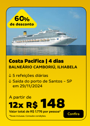  Costa Pacifica | 4 dias 