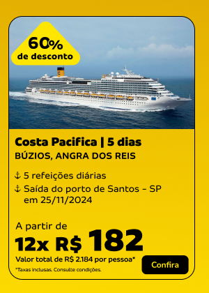 Costa Pacifica | 5 dias 