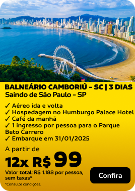 Balneário Camboriú - SC | 3 dias