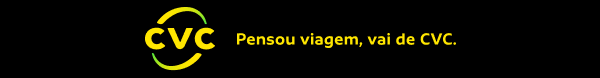 pensou em viagem, vai de CVC