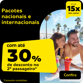  Pacotes nacionais e internacionais 