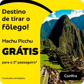 Machu Picchu GRÁTIS para o 2º passageiro 