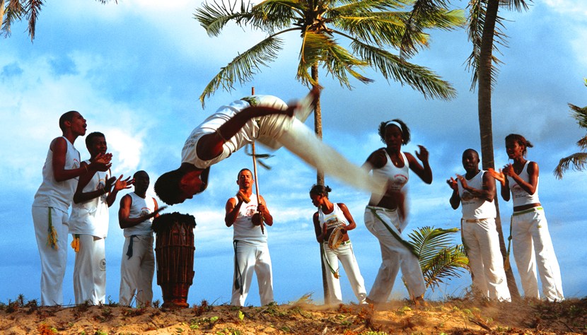 Capoeira é tradicional em toda a Bahia